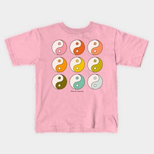 Rainbow Yin Yang Kids T-Shirt